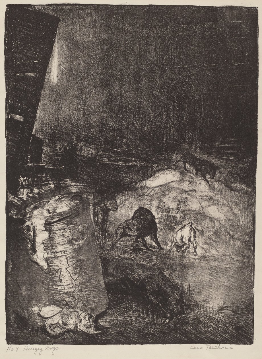 الكلاب الجائعة ، الحجر الثاني ، 1916. بواسطة جورج ويسلي بيلوز