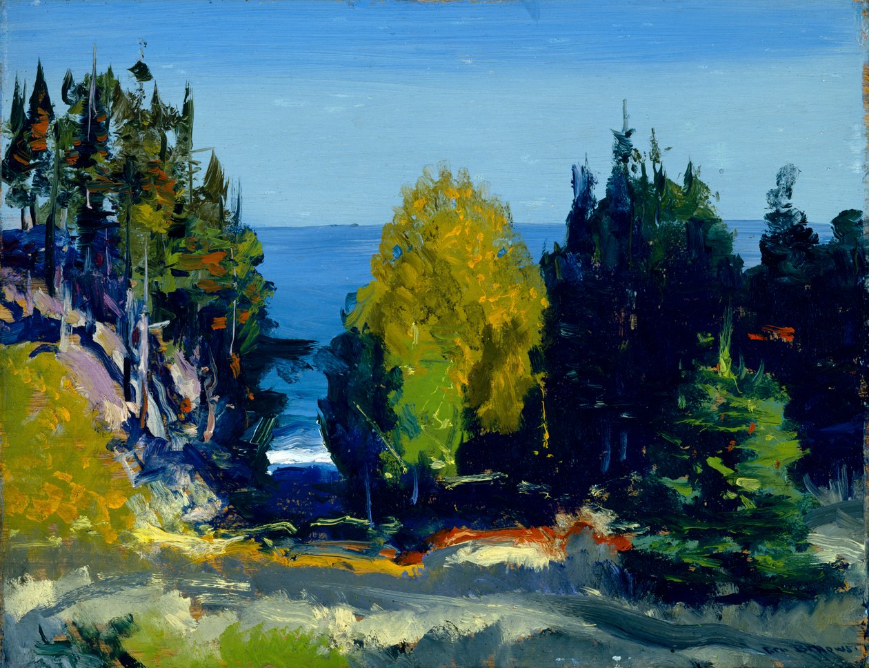 The Grove - Monhegan ، 1911 بواسطة جورج ويسلي بيلوز