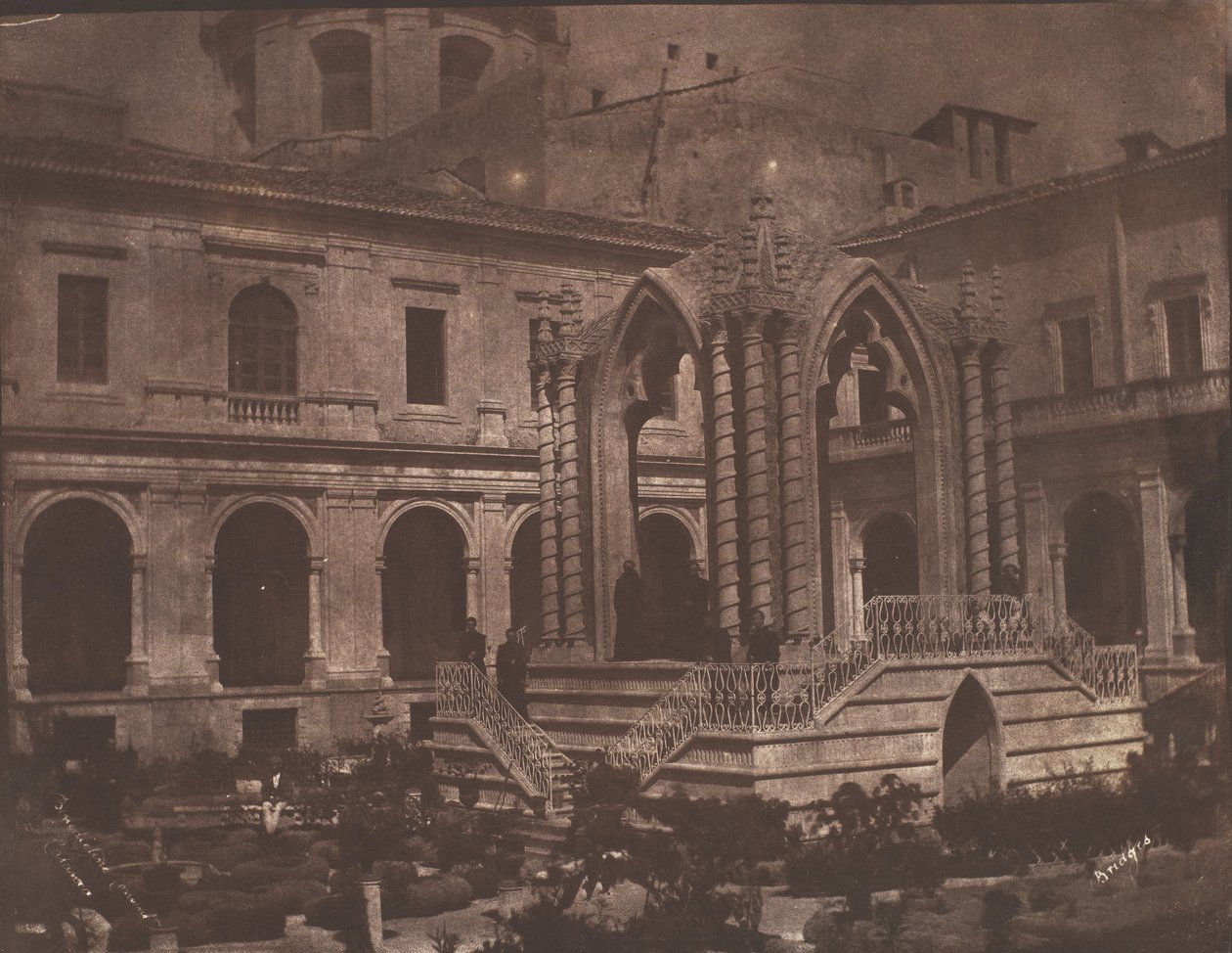 دير البينديكتين ، كاتانيا ، 1846. بواسطة جورج ويلسون بريدجز