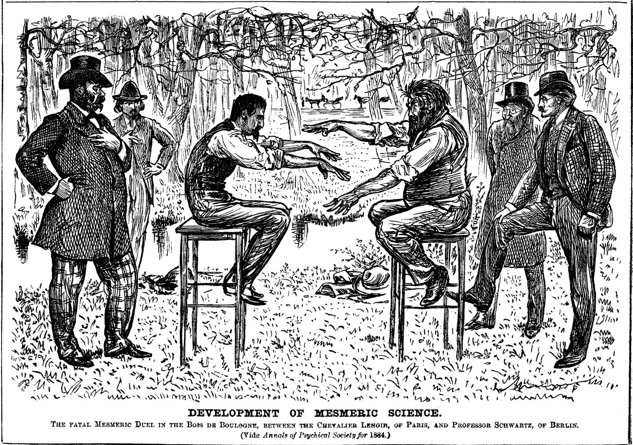 تطوير علم Mesmeric ، 1883 بواسطة جورج دو مورير