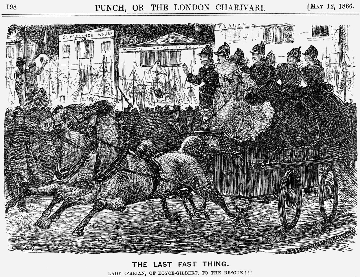 "The Last Fast Thing" ، ١٨٦٦ بواسطة جورج دو مورير