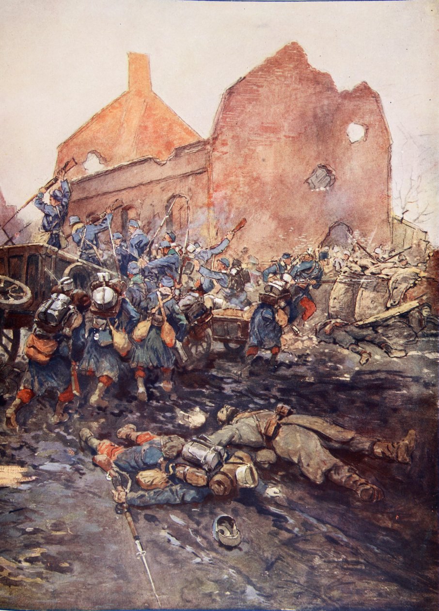 Assaultt of Vermelles ، 1915 بواسطة جورج بيرتين سكوت