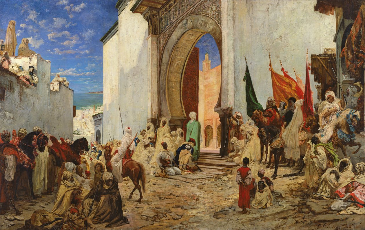 دخول شريف وزان إلى المسجد 1876 بواسطة جورج كليرين