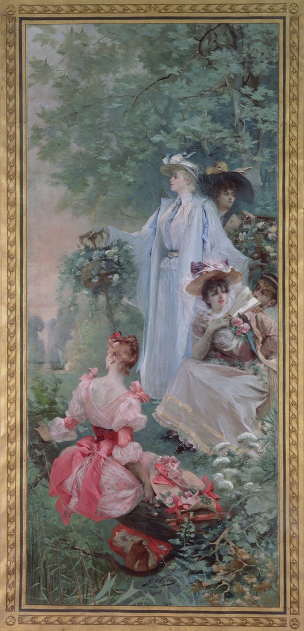 Fete Champetre بالقرب من باريس ، 1891 بواسطة جورج كليرين