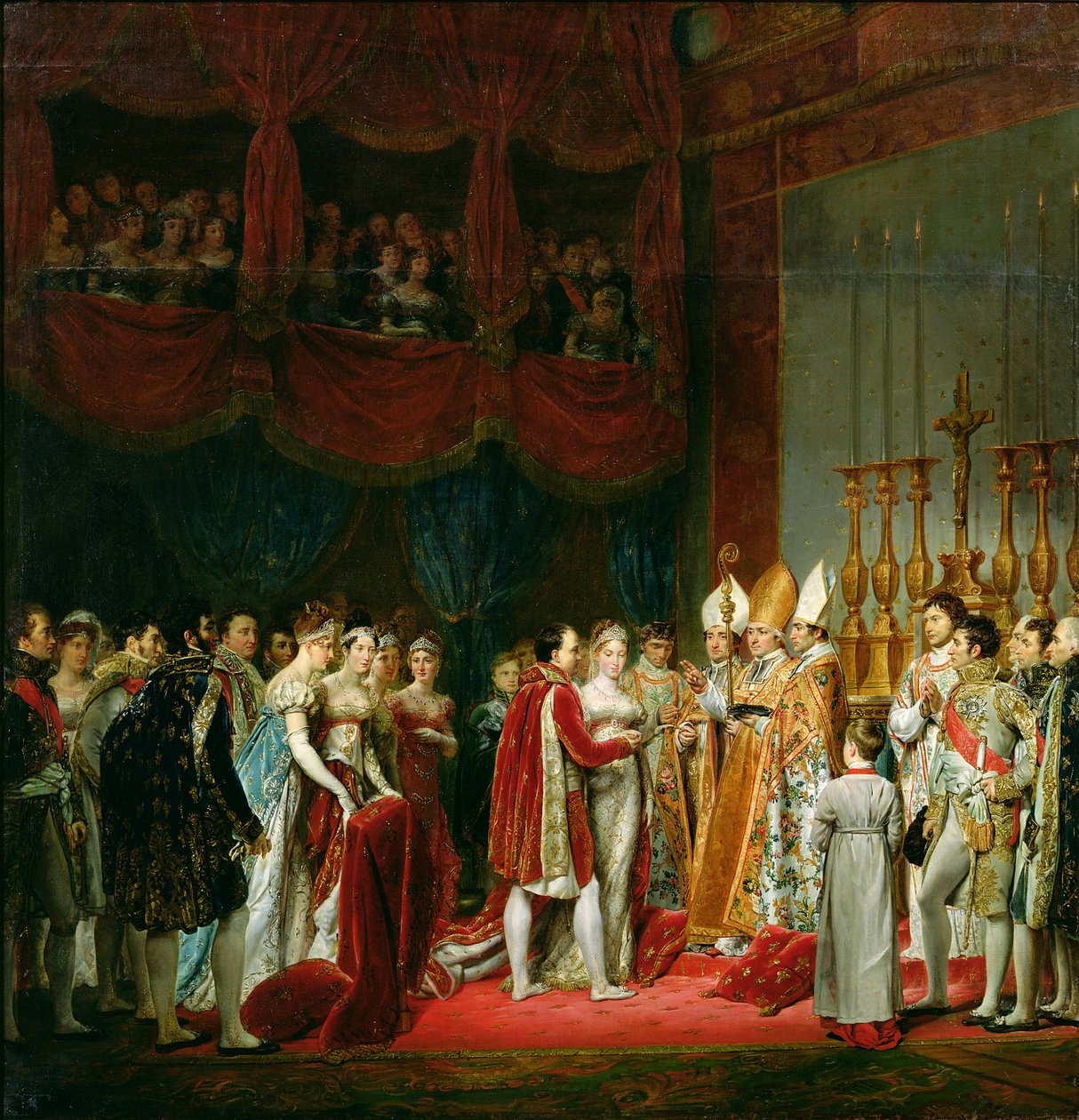 زواج نابليون الأول (1769-1821) وماري لويز (1791-1847) عمدة النمسا ، 2 أبريل 1810 ، 1810 بواسطة جورج روجيت