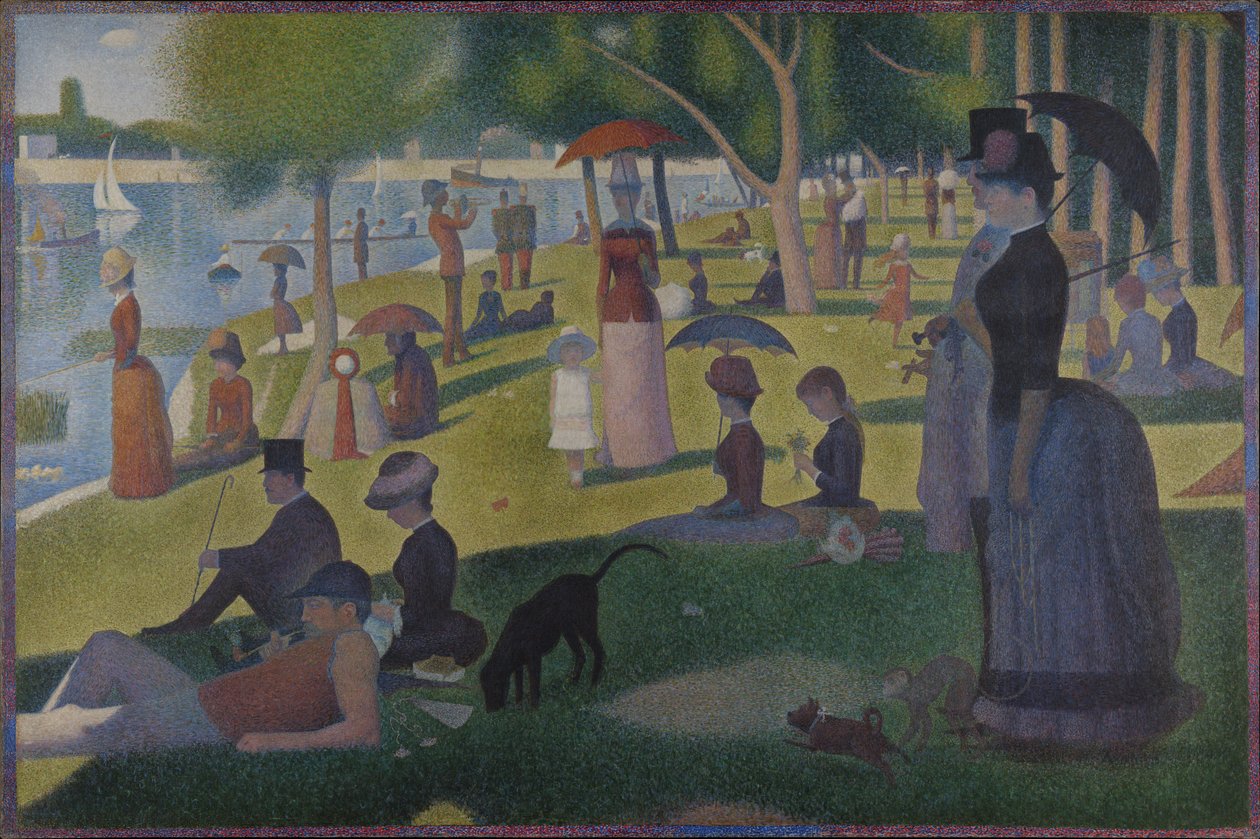 يوم الأحد في La Grande Jatte - 1884 بواسطة جورج سورات