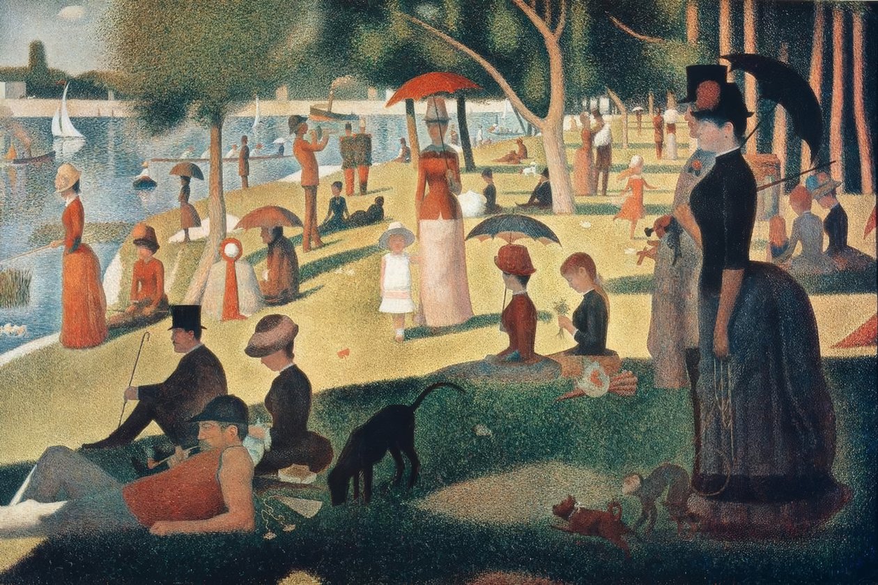 بعد ظهر يوم الأحد في Ile de la Grande Jatte بواسطة جورج سورات