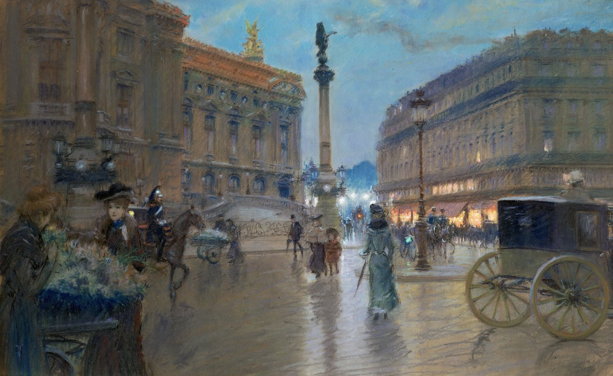 Place de L&39;Opera ، باريس بواسطة جورج ستاين