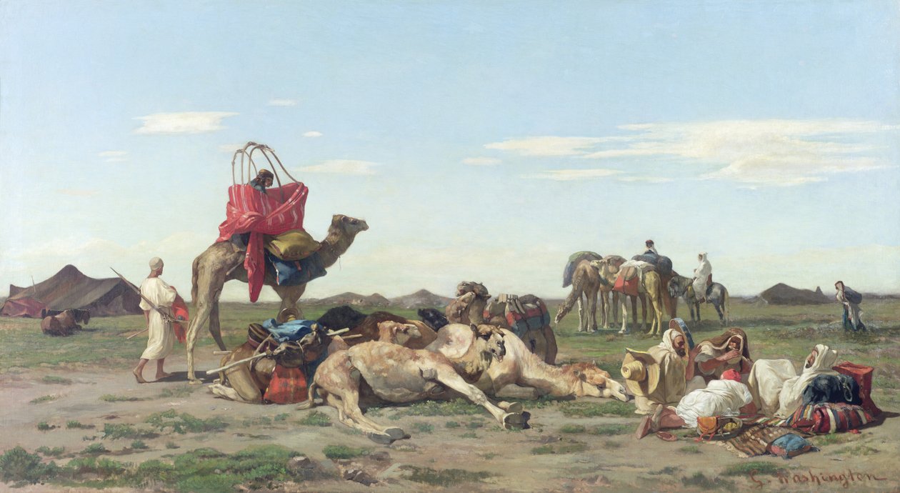 البدو في الصحراء ، 1861 بواسطة جورج واشنطن