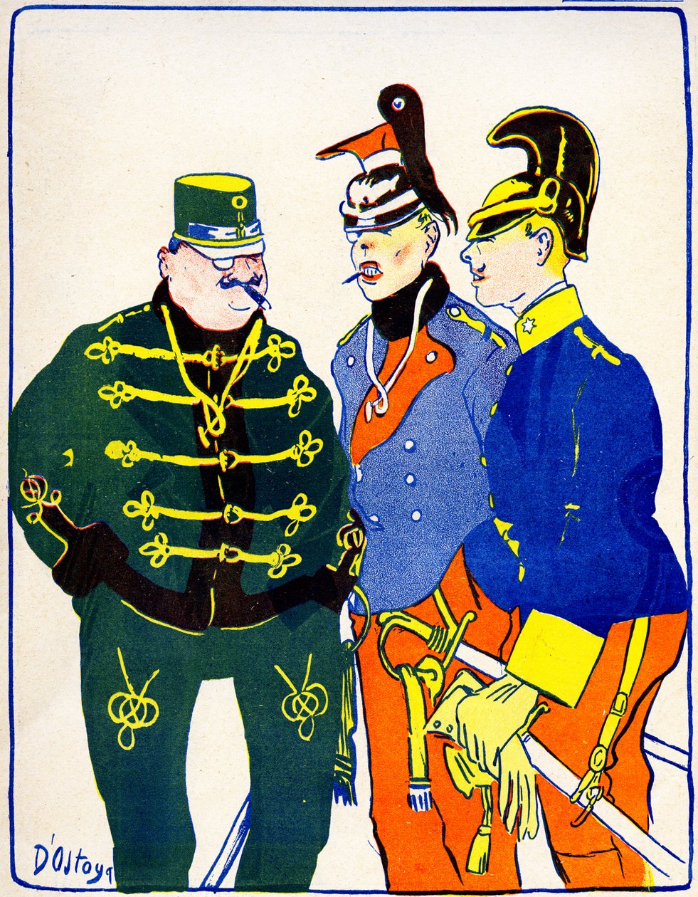 النمسا تحشد قواتها ، 1908.. بواسطة 