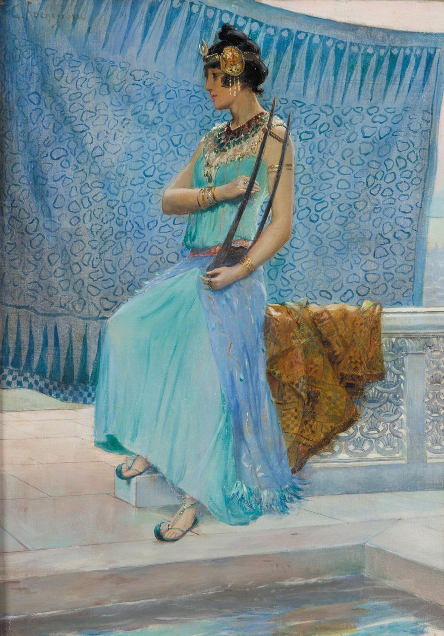 راقصة جزائرية أو سلامبو 1910. بواسطة جورج انطوان روشغروس