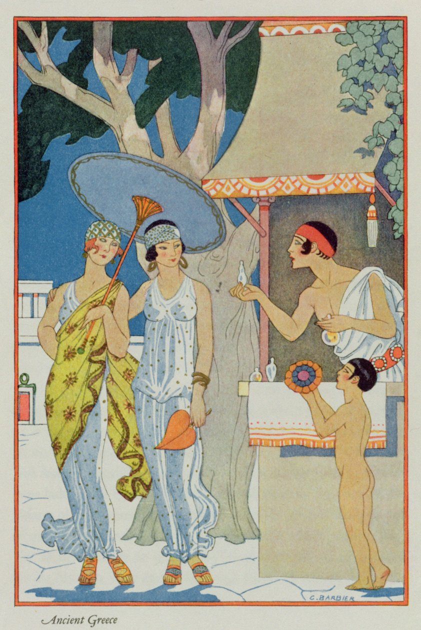 اليونان القديمة، من حانة "فن العطور". 1912 (طباعة بوشوير) بواسطة جورج حلاق