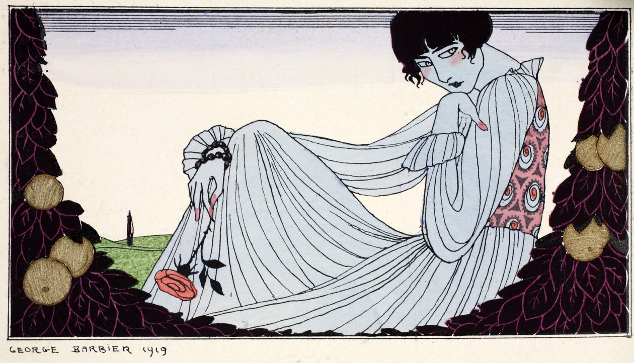 تأمل 1919 (طباعة استنسل) بواسطة جورج حلاق