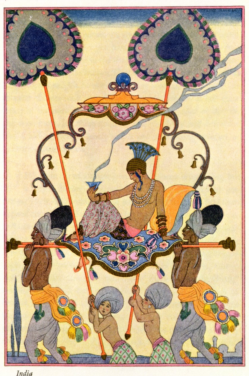 الهند، من حانة "فن العطور". 1912 (طباعة بوشوير) بواسطة جورج حلاق