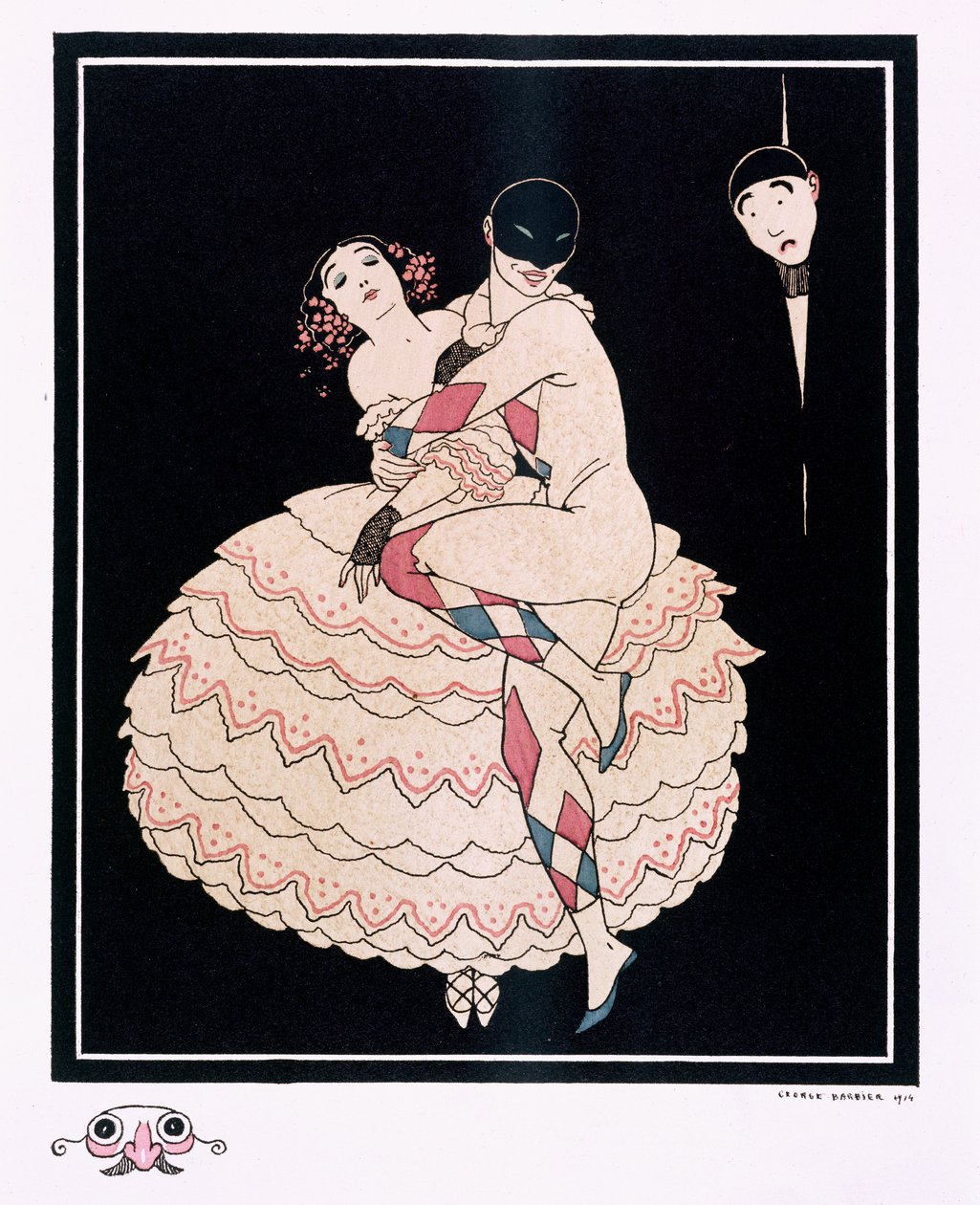 كارسافينا ، حانة. 1914 (لون ليثو) بواسطة جورج حلاق