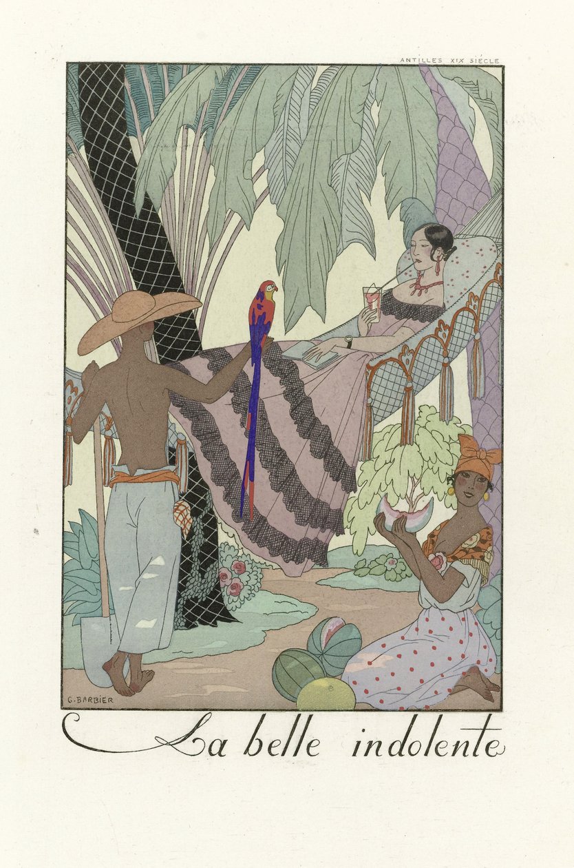 لا بيل إندولنت ، حانة. 1923 (طباعة استنسل) بواسطة جورج حلاق