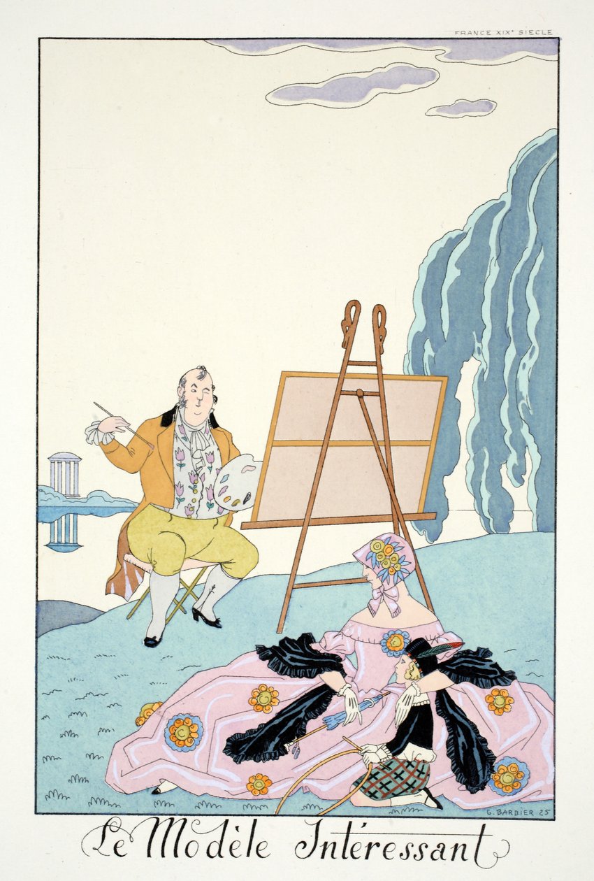 النموذج المثير للاهتمام ، من "Falbalas & Fanfreluches ، تقويم أوضاع الحاضر والماضي والمستقبل" بواسطة جورج حلاق