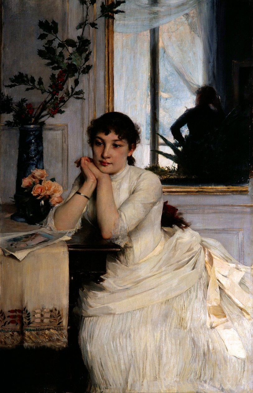 لوحة اللاتين لجورج كالوت (1857-1903) 1886 شمس. 0,93x1,45 م شوليه، متحف الفن والتاريخ بواسطة جورج كالوت