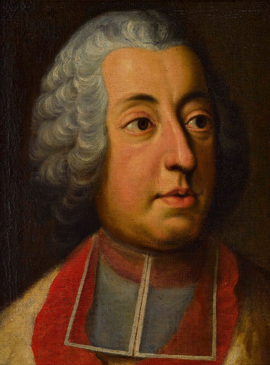 الكاردينال يوهان تيودور بافاريا (1703-1763) - جورج ديسماريس (1697-1776). زيت على قماش ، الأبعاد: 44 × 33 سم مجموعة خاصة بواسطة جورج ديسماريس