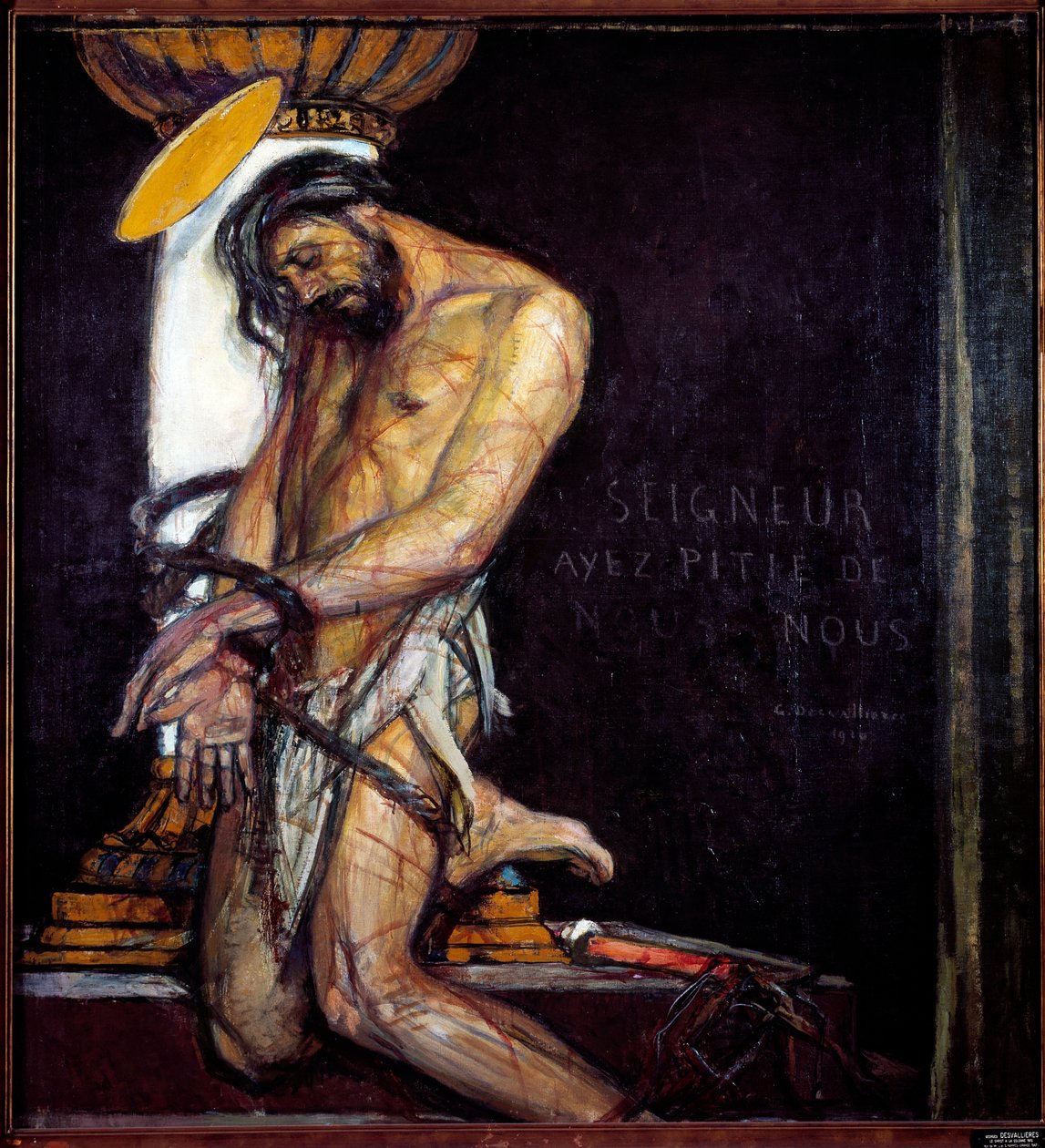 المسيح لديه لوحة العمود لجورج ديسفالييه (1861-1950) 1910 باريس ، المتحف الوطني للفن الحديث بواسطة جورج ديسفالييه