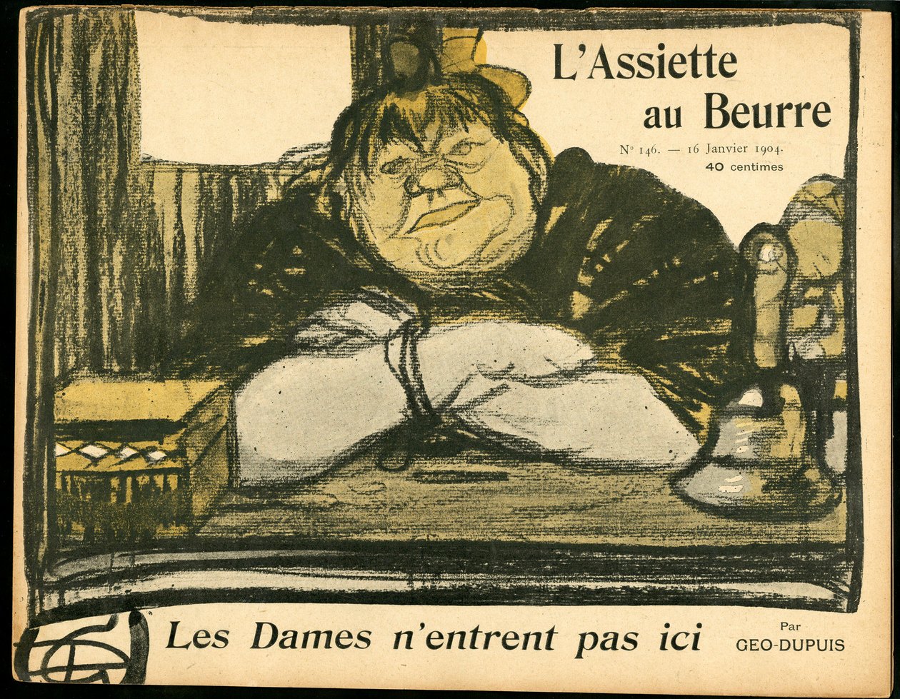 غلاف "" L’Assiette au Beurre "" "، رقم 146 ، ساخر اللون بواسطة جورج دوبوي