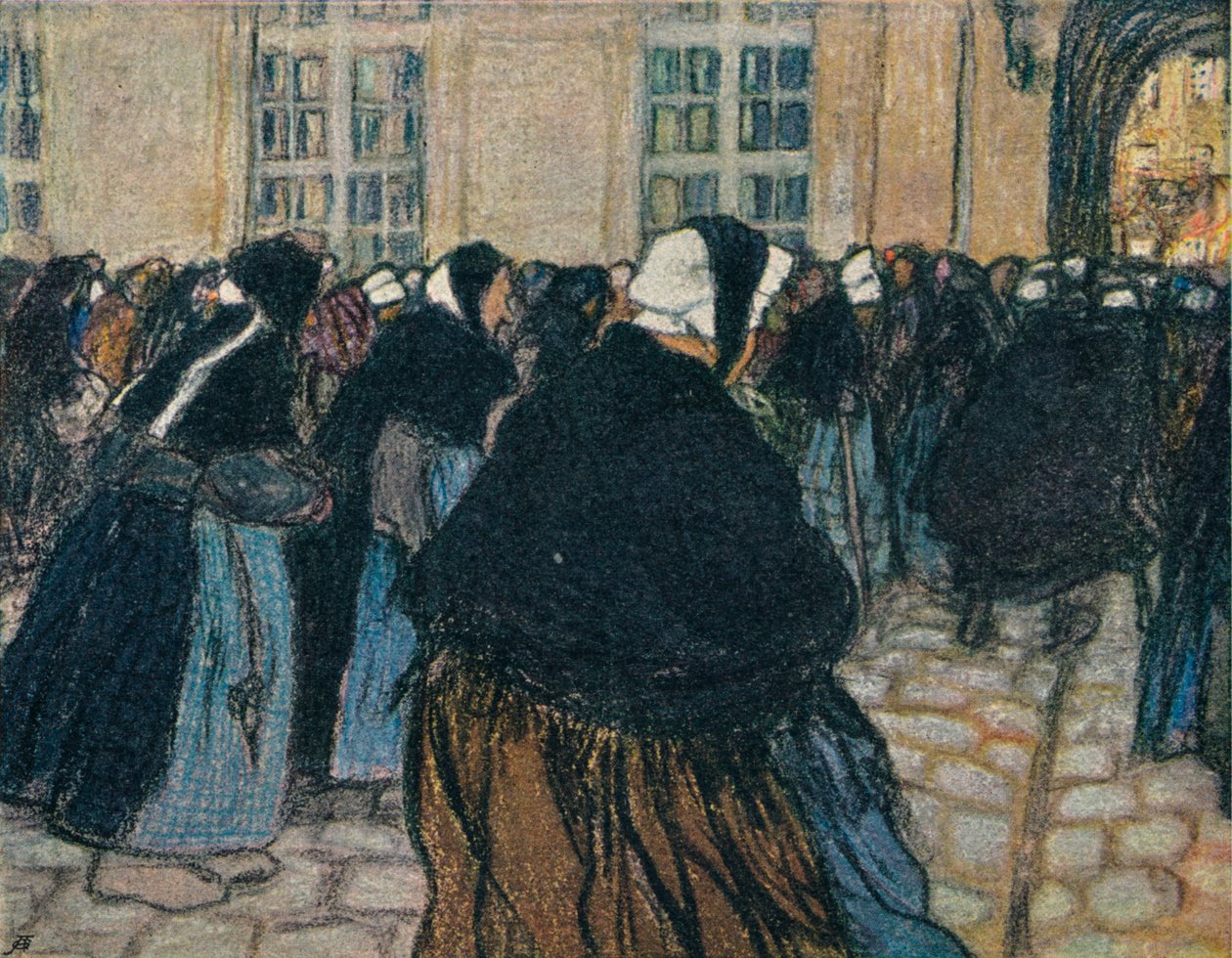 La Rentree A LHospice De La Salpetriere، c1911 بواسطة جورج دوبوي
