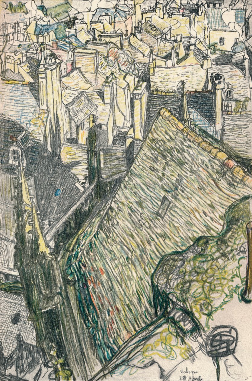 عرض من Valogne ، c1911 بواسطة جورج دوبوي