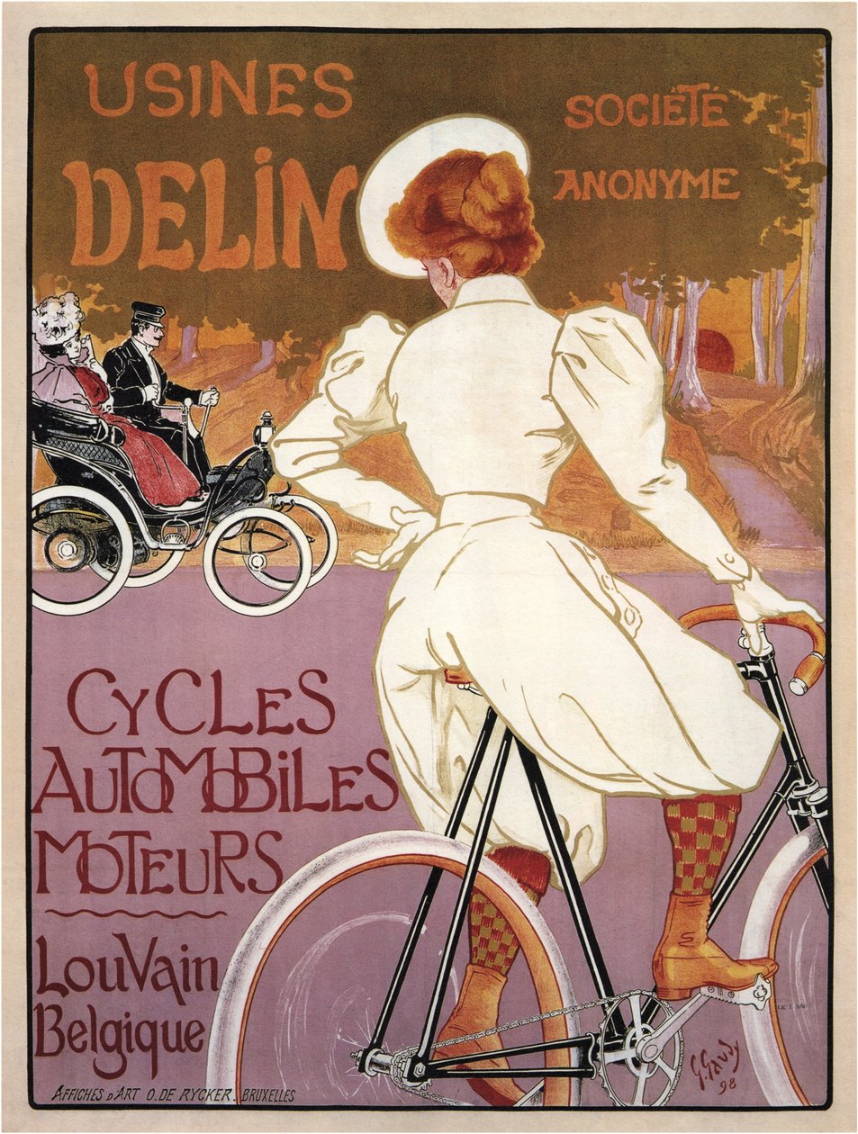Delin Cycles Automobiles Moteurs ، 1898 بواسطة جورج جودي