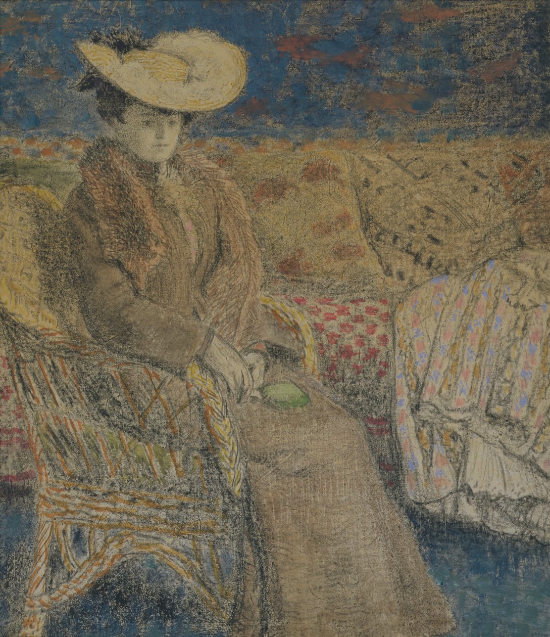 امرأة جالسة ، c.1900-06 بواسطة جورج ليمن