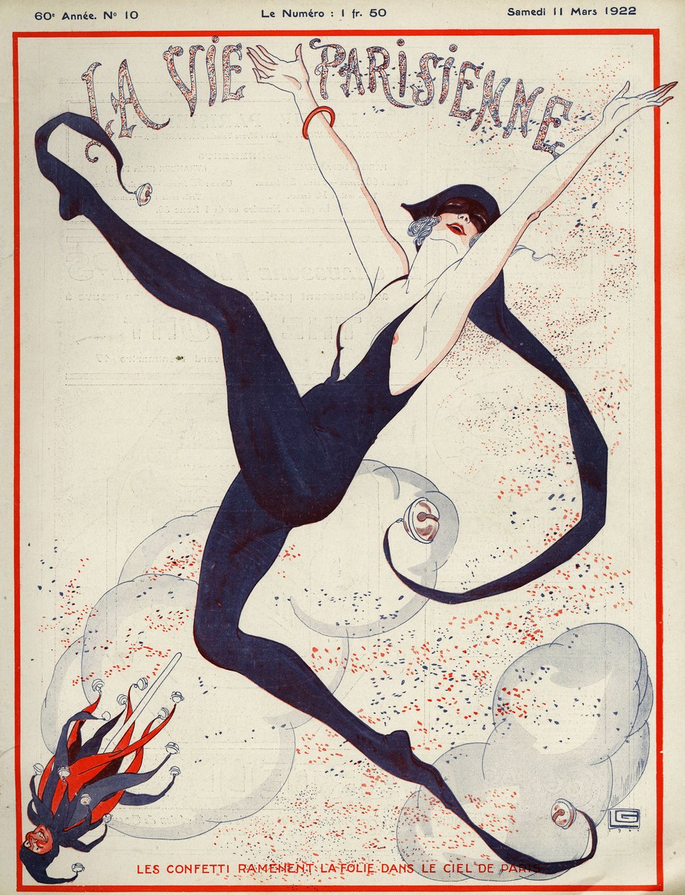 الغلاف الأمامي لـ quot;La Vie Parisiennequot; بواسطة جورج ليونيك