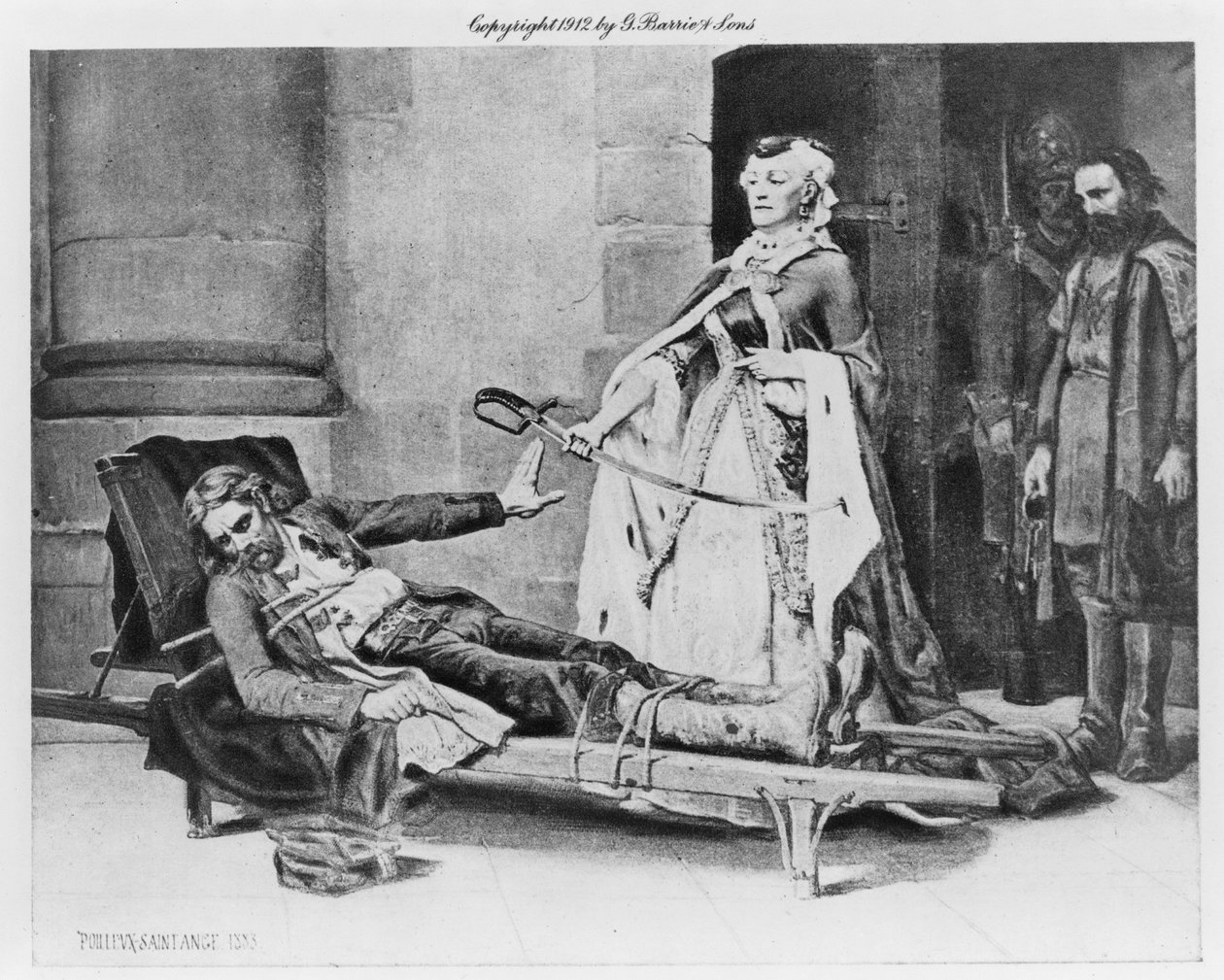 Tadeusz Kosciuszko رفض السيف الذي قدمته كاثرين الثانية ، 1883 بواسطة جورج لويس بويلو سانت أنجي