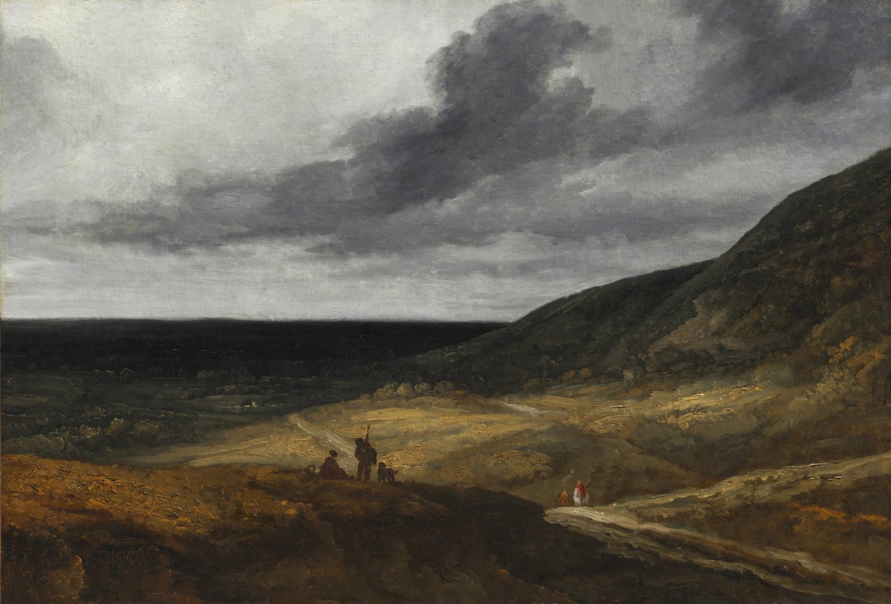 المناظر الطبيعية بالقرب من باريس ، ج. 1840. بواسطة جورج ميشيل