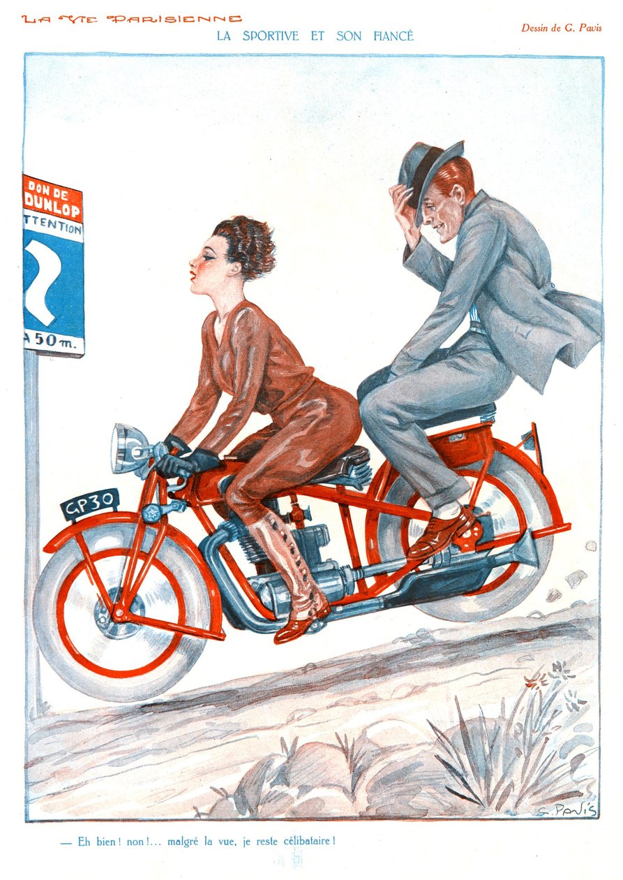 رسم توضيحي من La Vie Parisienne بواسطة جورج بافيس