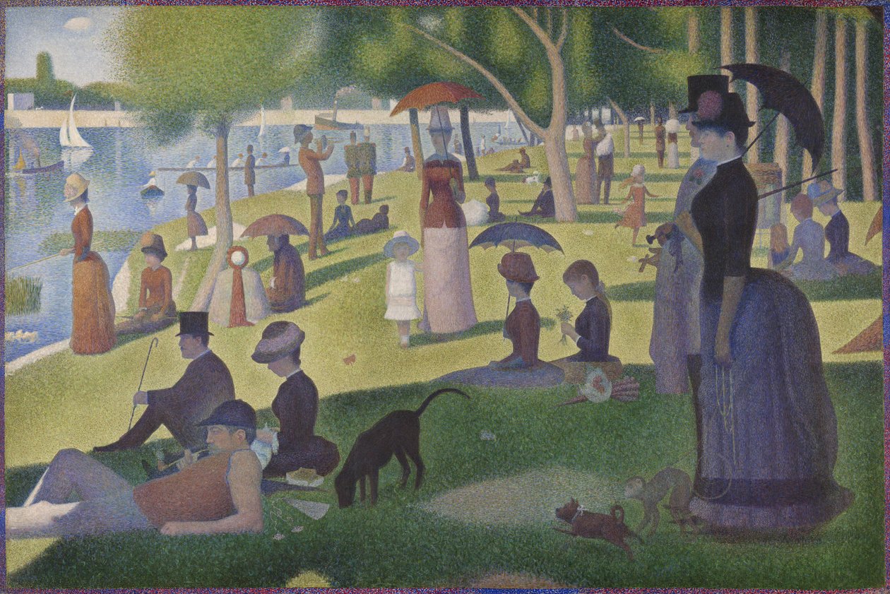 يوم الأحد في La Grande Jatte ، 1884-86 بواسطة جورج بيير سورات