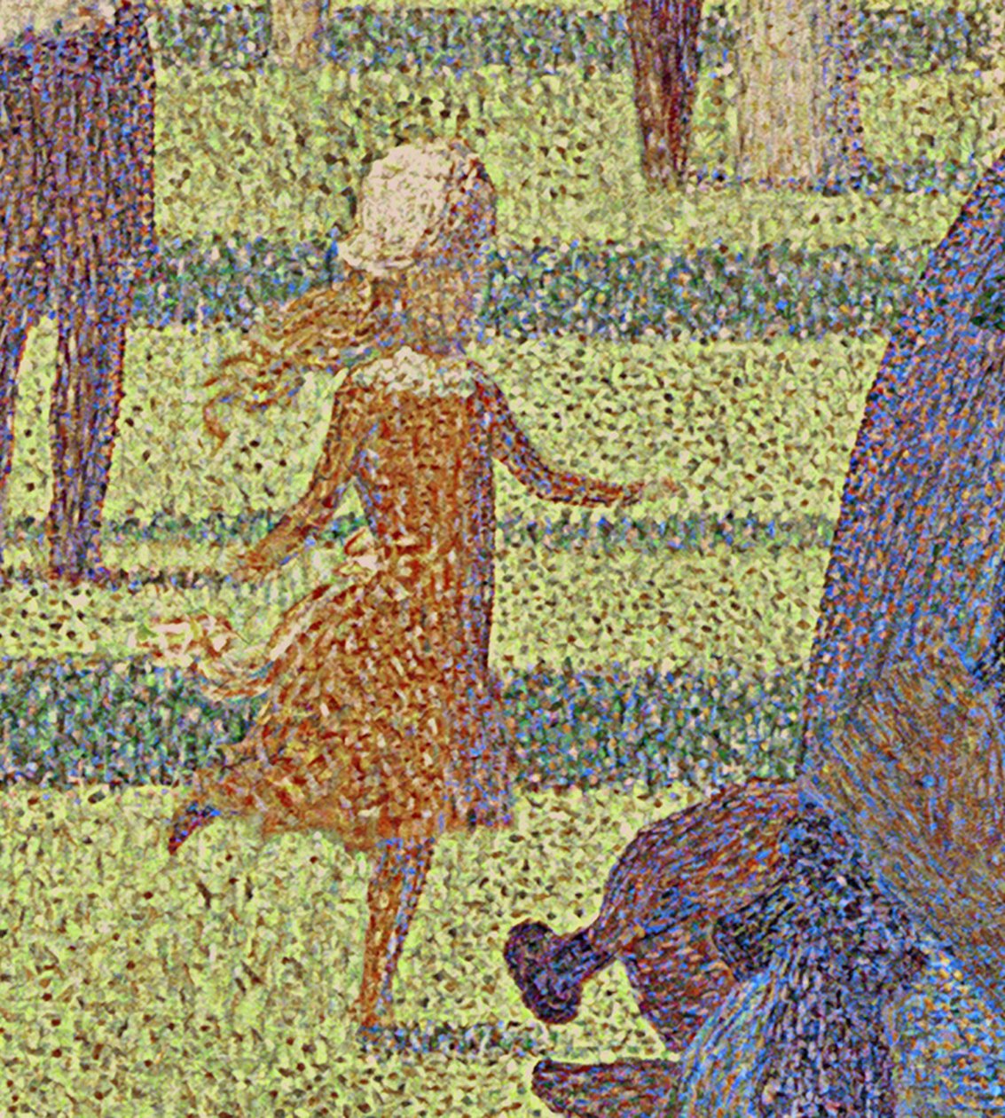 يوم الأحد في La Grande Jatte ، 1884-86 بواسطة جورج بيير سورات