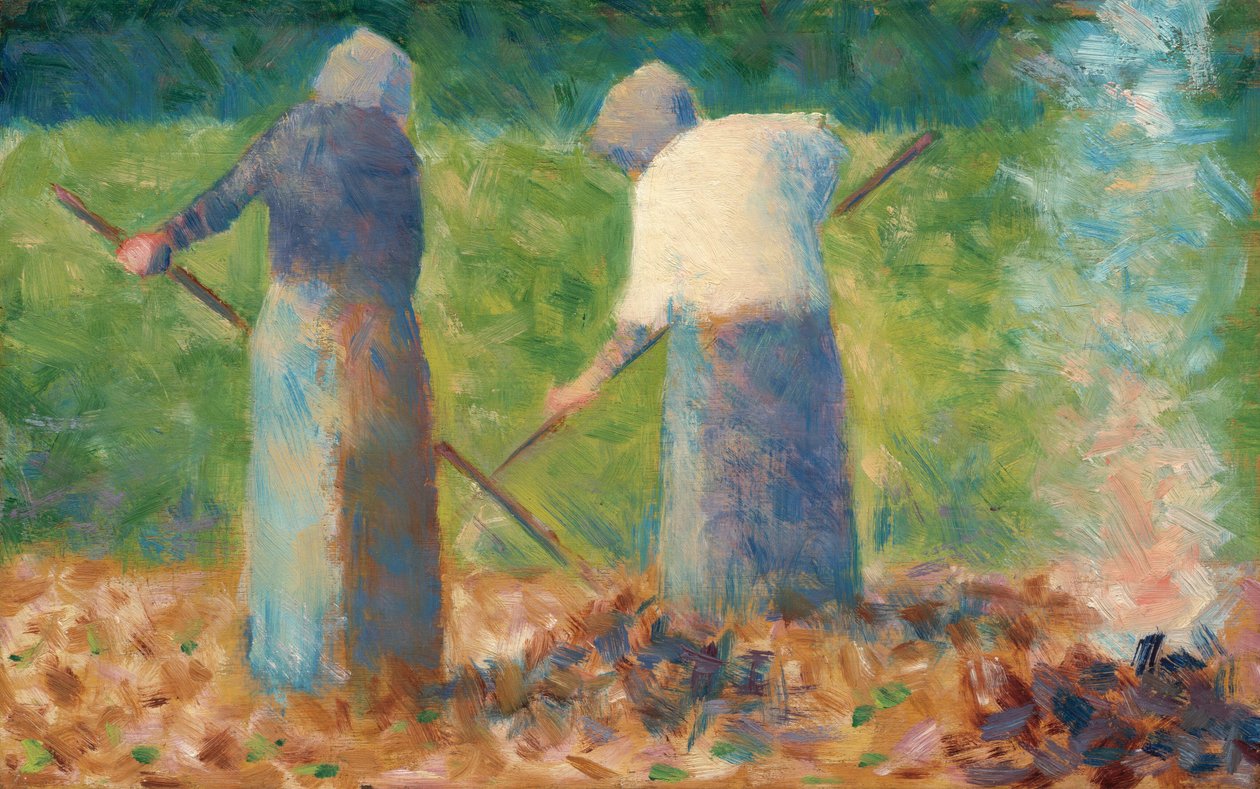 Haymakers في Montfermeil ، ج. 1882. بواسطة جورج بيير سورات