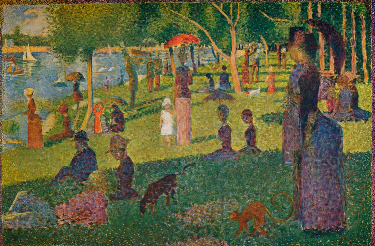 دراسة ليوم الأحد في La Grande Jatte ، 1884 بواسطة جورج بيير سورات