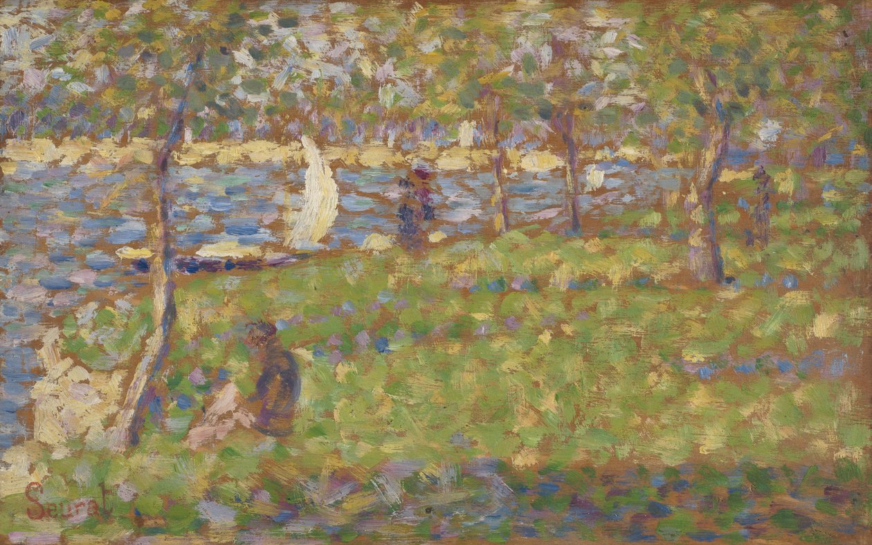 دراسة لـ "La Grande Jatte" بواسطة جورج بيير سورات