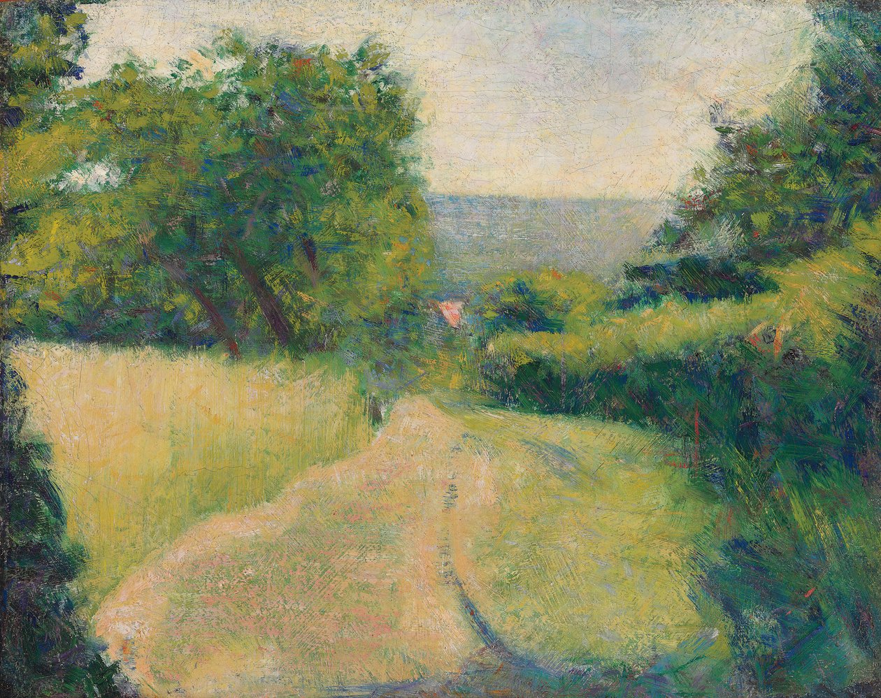 The Sunken Lane ؛ الطريق المجوف ، 1882 بواسطة جورج بيير سورات