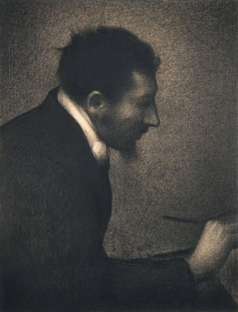 أمان جان ، ١٨٨٢-١٨٨٣ (conté crayon on Michallet paper) بواسطة جورج سورات