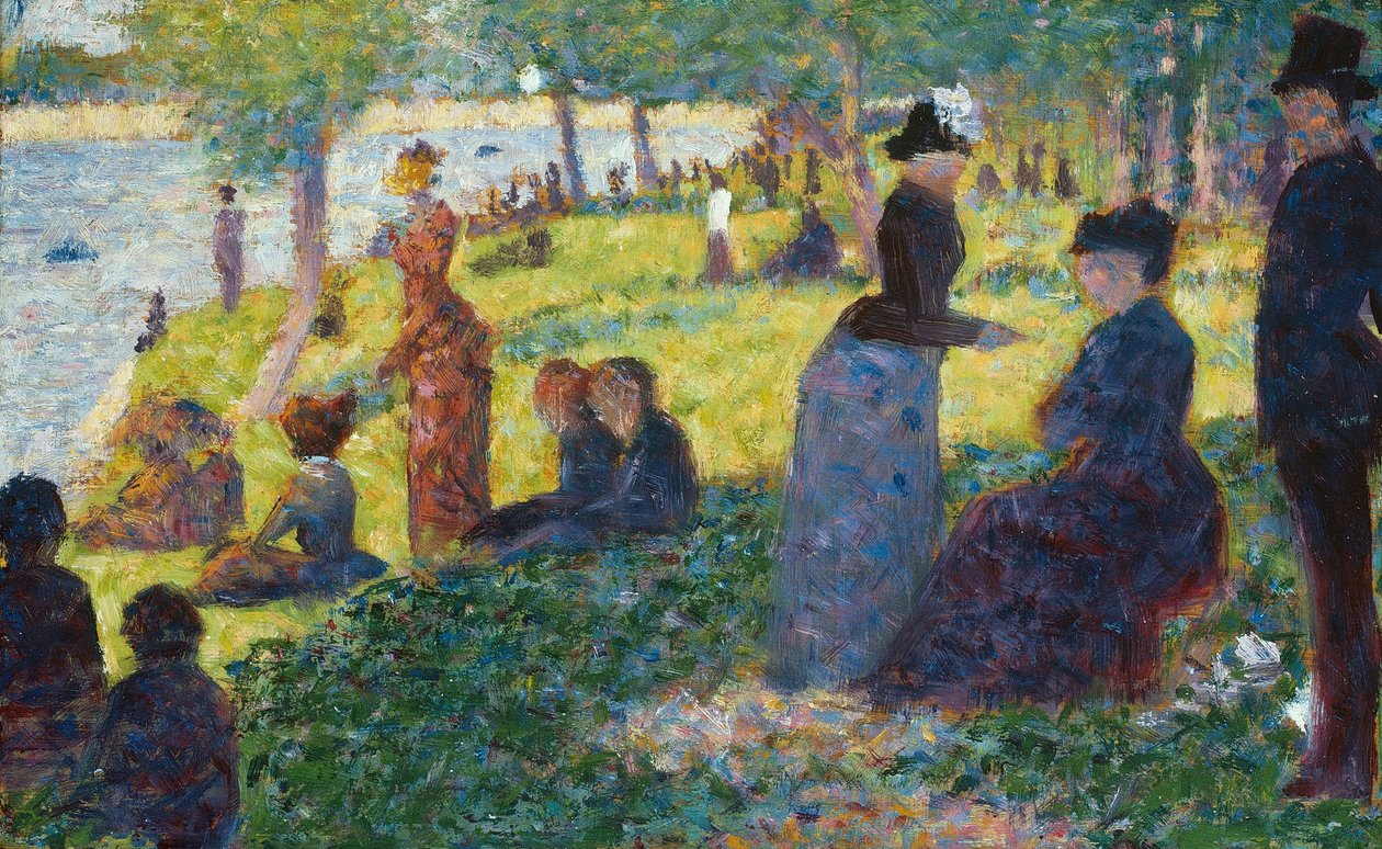 رسم زيتي لـ "يوم أحد في La Grande Jatte - 1884" بواسطة جورج سورات