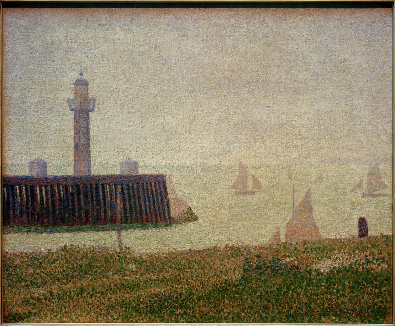 أعلى رصيف Honfleur بواسطة جورج سورات