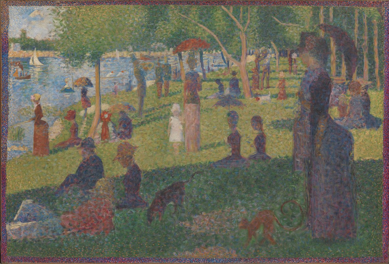 دراسة ليوم الأحد في La Grande Jatte ، 1884 بواسطة جورج سورات