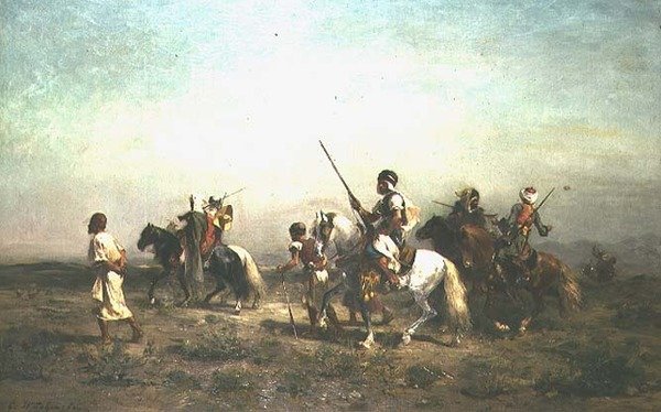 عرب على ظهور الخيل بواسطة جورج واشنطن