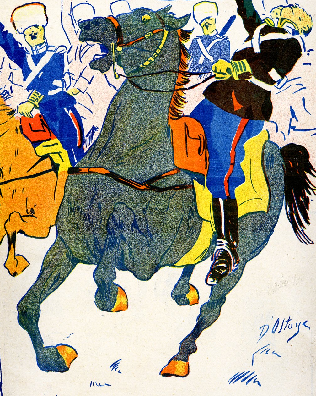 بلغاريا تعبئة قواتها للحرب ، 1908.. بواسطة 