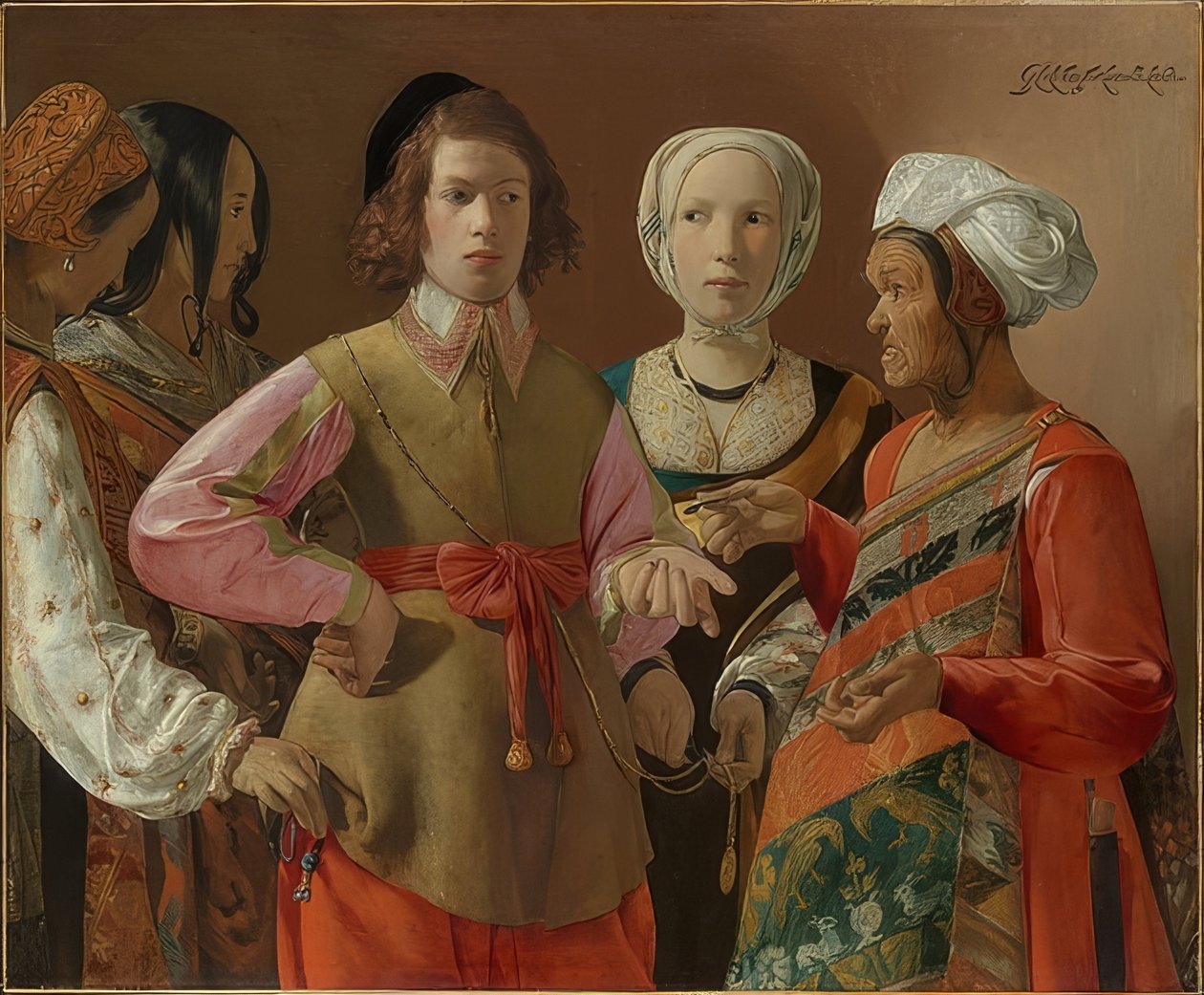 راوي الثروة. ربما 1630s بواسطة جورج دي لا تور