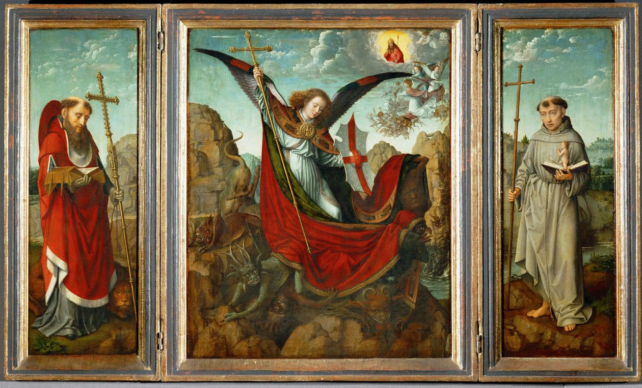 مذبح القديس ميخائيل (لوحة) بواسطة جيرارد ديفيد