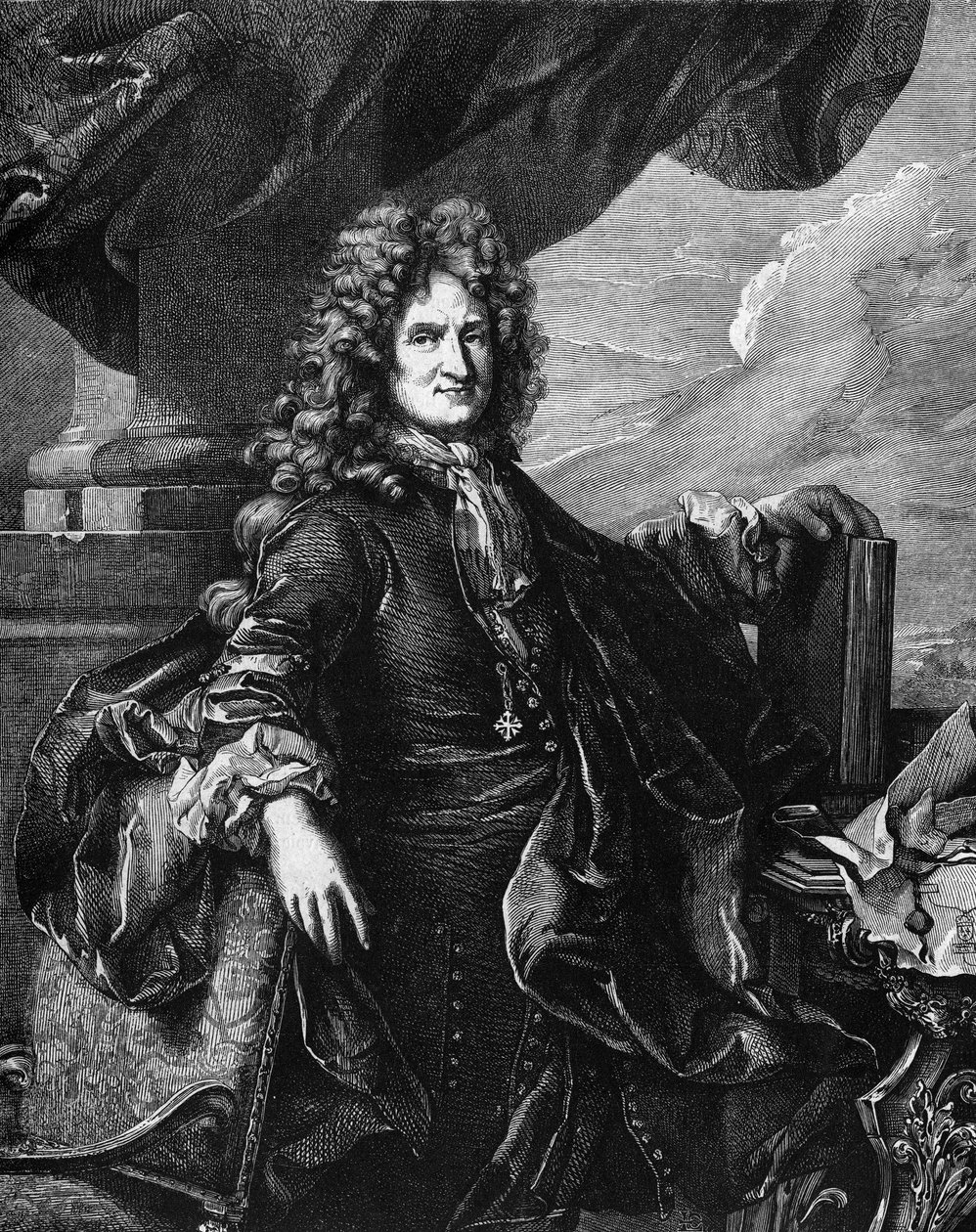 صورة تشارلز رينيه ديوزير (1640-1732) ، عالم الأنساب الفرنسي. بواسطة جيرارد إديلنك