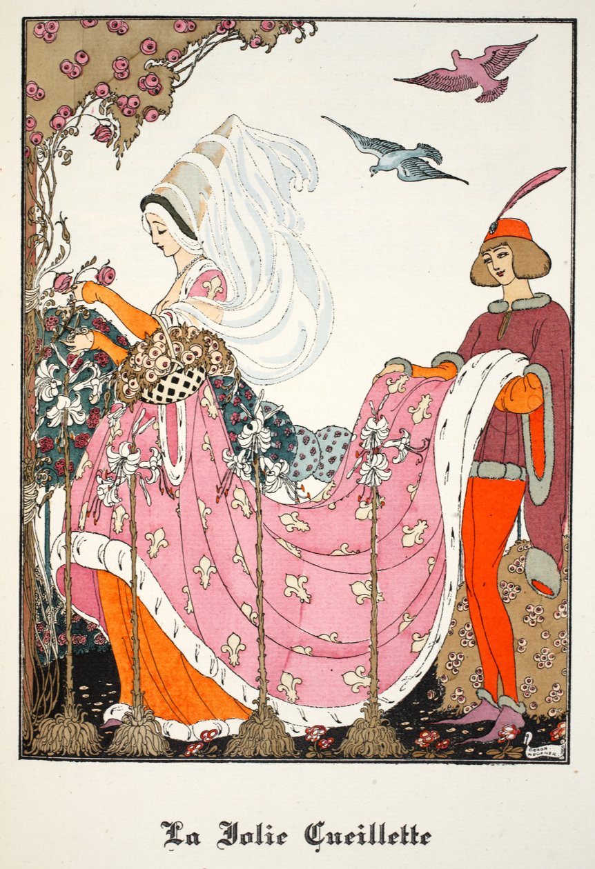 التجمع الجميل ، 1919-1921 (طباعة pochoir) بواسطة جيردا ماري فريدريك فيجنر