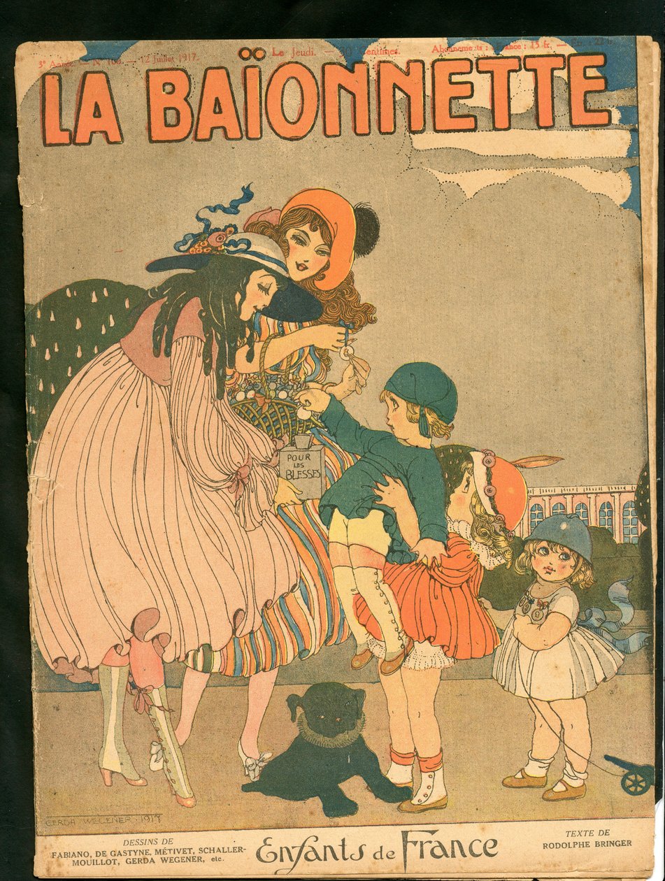 Cover of “” La Baionnette””, Satirical en Colours بواسطة جيردا ماري فريدريك فيجنر